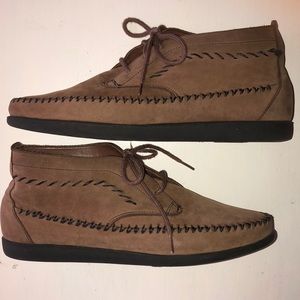 West Coast leather ankle moccasins 10